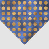 Design der Luxus-Blue- und Gold-Serie 13 Seidenpapier (Ausschnitt)