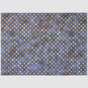 Design der Luxus-Blue- und Gold-Serie 13 Seidenpapier