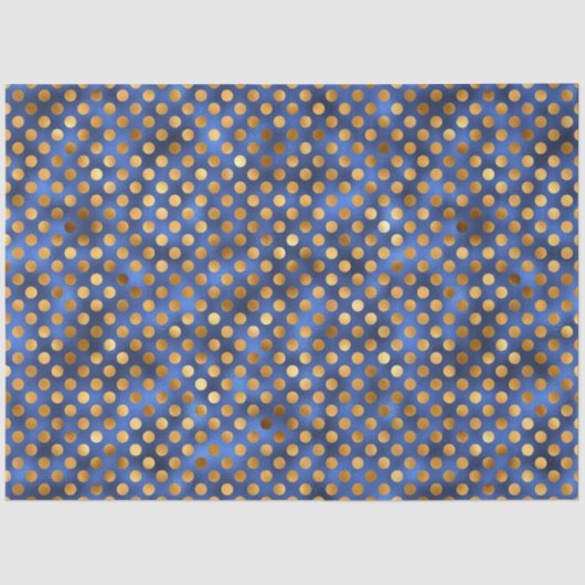 Design der Luxus-Blue- und Gold-Serie 13 Seidenpapier (Vorderseite)