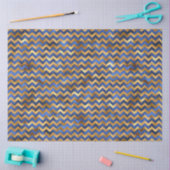 Design der Luxus-Blue- und Gold-Serie 14 Seidenpapier (Basteln)