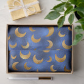 Design der Luxus-Blue- und Gold-Serie 15 Seidenpapier (Geschenk)