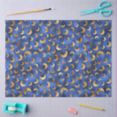 Design der Luxus-Blue- und Gold-Serie 15 Seidenpapier (Basteln)
