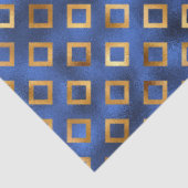 Design der Luxus-Blue- und Gold-Serie 18 Seidenpapier (Ausschnitt)