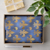 Design der Luxus-Blue- und Gold-Serie 19 Seidenpapier (Geschenk)