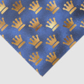 Design der Luxus-Blue- und Gold-Serie 5 Seidenpapier (Ausschnitt)