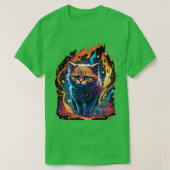 Design der magischen Katze1 T-Shirt (Design vorne)