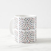 Design der MahJongg-Fliesen Kaffeetasse (Vorderseite Links)