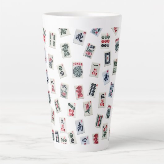 Design der MahJongg-Fliesen Milchtasse (Vorderseite)