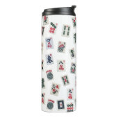 Design der MahJongg-Fliesen Thermosbecher (Nach links gedreht)