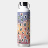 Design der MahJongg-Fliesen Trinkflasche (Vorderseite)