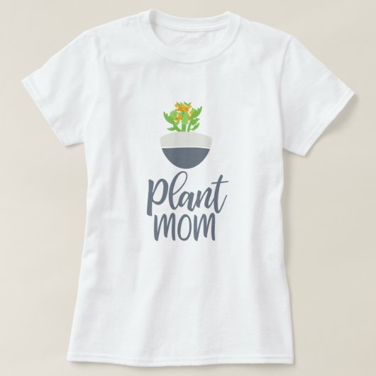 Design der Mama der Kalanchoe-Pflanze T-Shirt (Design vorne)