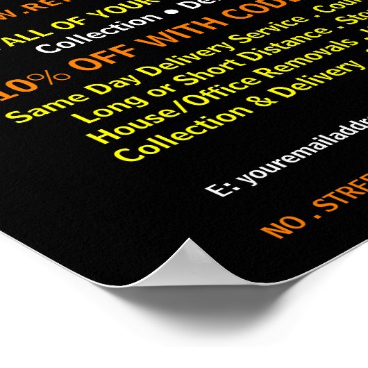 Design der Mannboxen entfernen, Werbung des Entfer Poster (Ecke)