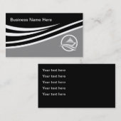 Design der Marine Services Business Card Visitenkarte (Vorne/Hinten)