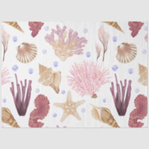 Design der maritimen Life-Serie 23 Gewebepapier