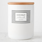 Design der Markenbezeichnungen für Kerzen Lebensmitteletikett (Vorderseite)