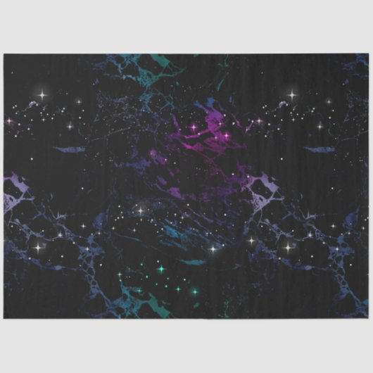 Design der Marmorgalaxie-Serie 3 Seidenpapier (Vorderseite)