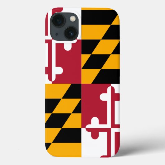 Design der Maryland-Staatsflagge Case-Mate iPhone Hülle (Rückseite)