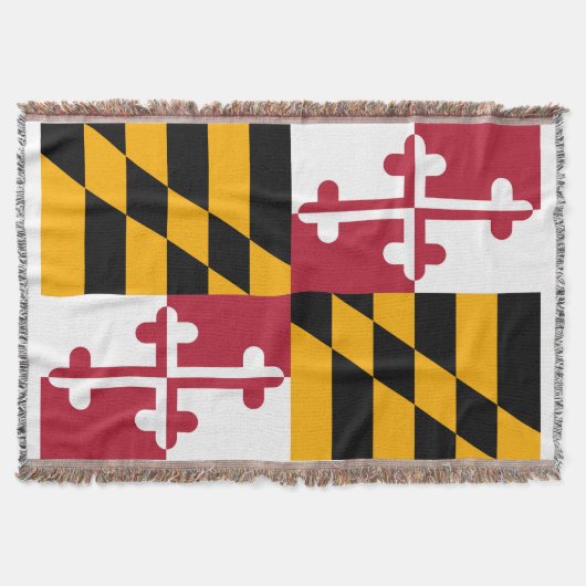 Design der Maryland-Staatsflagge Decke (Vorderseite)
