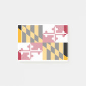 Design der Maryland-Staatsflagge Post-it Klebezettel (Vorderseite)