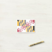 Design der Maryland-Staatsflagge Post-it Klebezettel (Auf Schreibtisch)