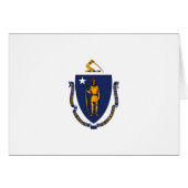 Design der Massachusetts-Staatsflagge (Vorderseite (Horizontal))