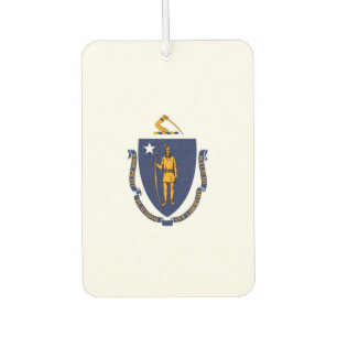 Design der Massachusetts-Staatsflagge Autolufterfrischer