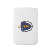 Design der Massachusetts-Staatsflagge Badematte (Vorderseite Vertikal)