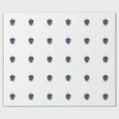 Design der Massachusetts-Staatsflagge Geschenkpapier (Flach)
