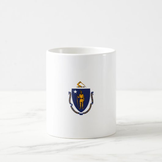 Design der Massachusetts-Staatsflagge Kaffeetasse (Mittel)