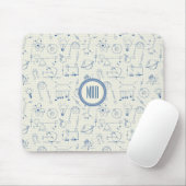 Design der Math Physics Electronics Icons Mousepad (Mit Mouse)