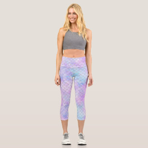Design der Meerjungfrau-Galaxie-Serie 1 Capri Leggings