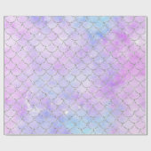 Design der Meerjungfrau-Galaxie-Serie 1 Geschenkpapier (Flach)