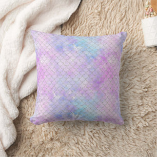 Design der Meerjungfrau-Galaxie-Serie 1 Kissen