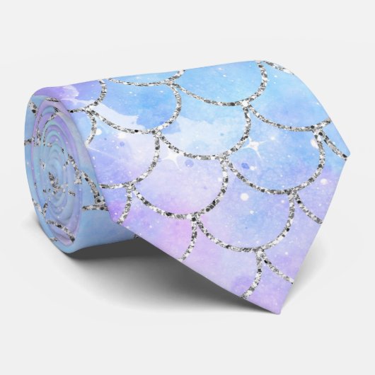Design der Meerjungfrau-Galaxie-Serie 1 Krawatte (Gerollt)