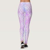 Design der Meerjungfrau-Galaxie-Serie 1 Leggings (Rückseite)