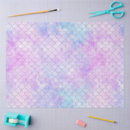 Design der Meerjungfrau-Galaxie-Serie 1 Seidenpapier (Basteln)