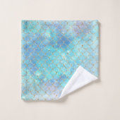 Design der Meerjungfrau-Galaxie-Serie 2 Badhandtuch Set (Waschlappen)