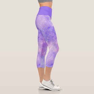 Design der Meerjungfrau-Galaxie-Serie 3 Capri Leggings