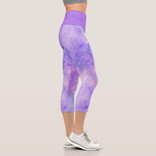 Design der Meerjungfrau-Galaxie-Serie 3 Capri Leggings