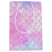 Design der Meerjungfrau-Galaxie-Serie 4 Mittlere Geschenktüte (Vorderseite)