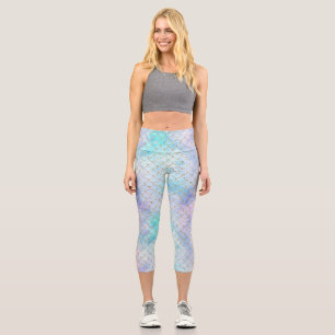Design der Meerjungfrau-Galaxie-Serie 7 Capri Leggings