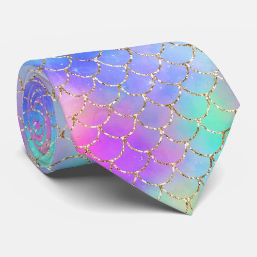 Design der Meerjungfrau-Galaxy-Serie 10 Krawatte (Gerollt)