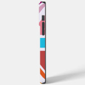 Design der mehrfarbigen Buchse/Flagge Case-Mate iPhone Hülle (Rückseite / Links)