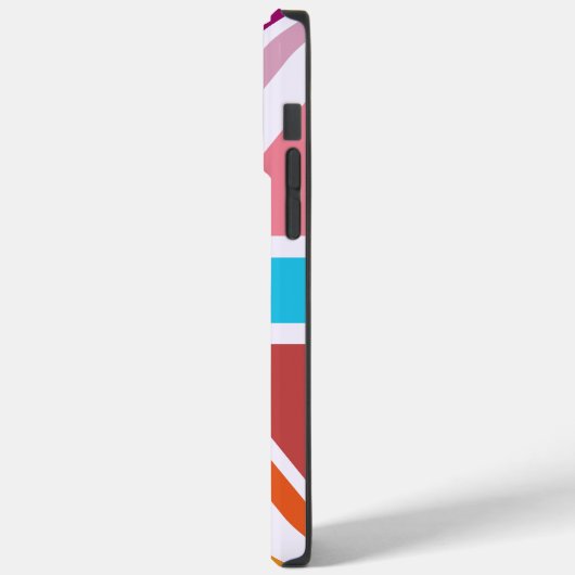 Design der mehrfarbigen Buchse/Flagge Case-Mate iPhone Hülle (Rückseite / Links)