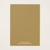 Design der Minimalistischen Earring-Schmuckkarte (Rückseite)