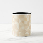 "Design der Minimalistischen Tasse" Zweifarbige Tasse (Mittel)