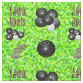 Design der Minty Green Spring Rasenbowls, Stoff (Nahaufnahme)