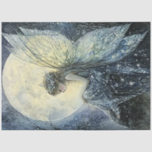 Design der Mond-Serie #11 Seidenpapier