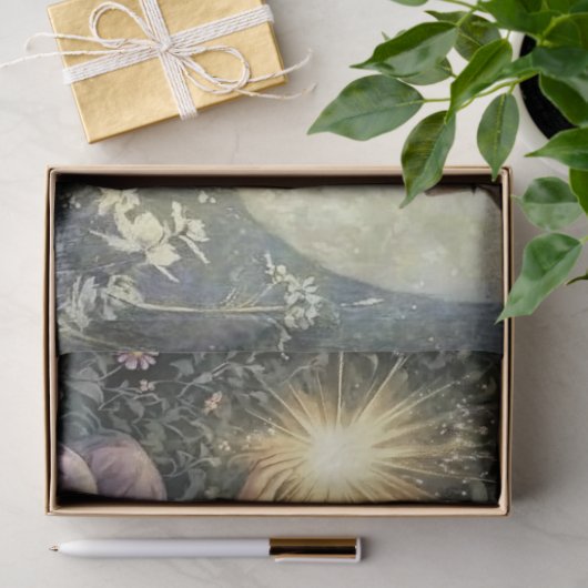 Design der Mond-Serie #5 Seidenpapier (Geschenk)