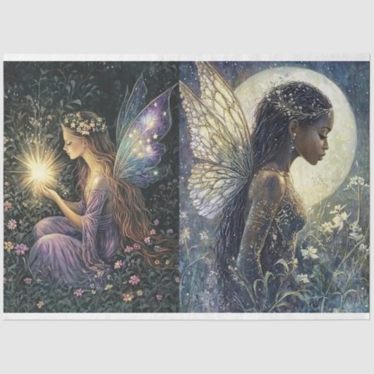 Design der Mond-Serie #5 Seidenpapier (Vorderseite)